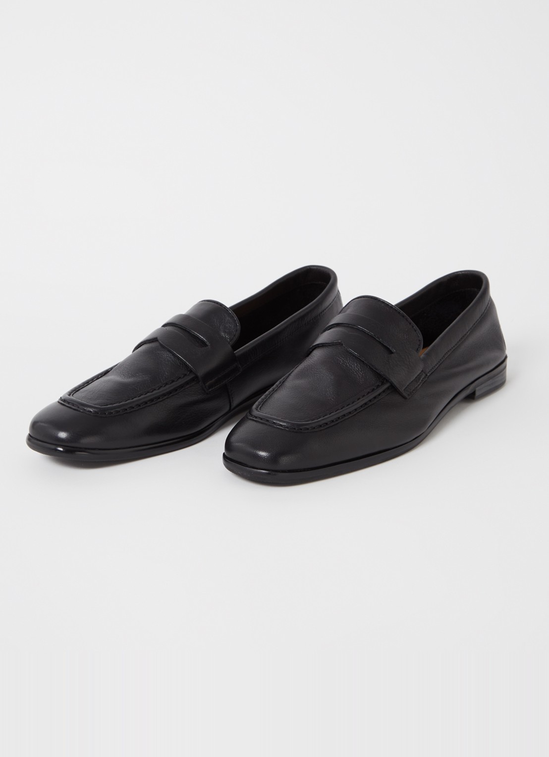 Jonak Aca loafer van leer - detail 4 zwart