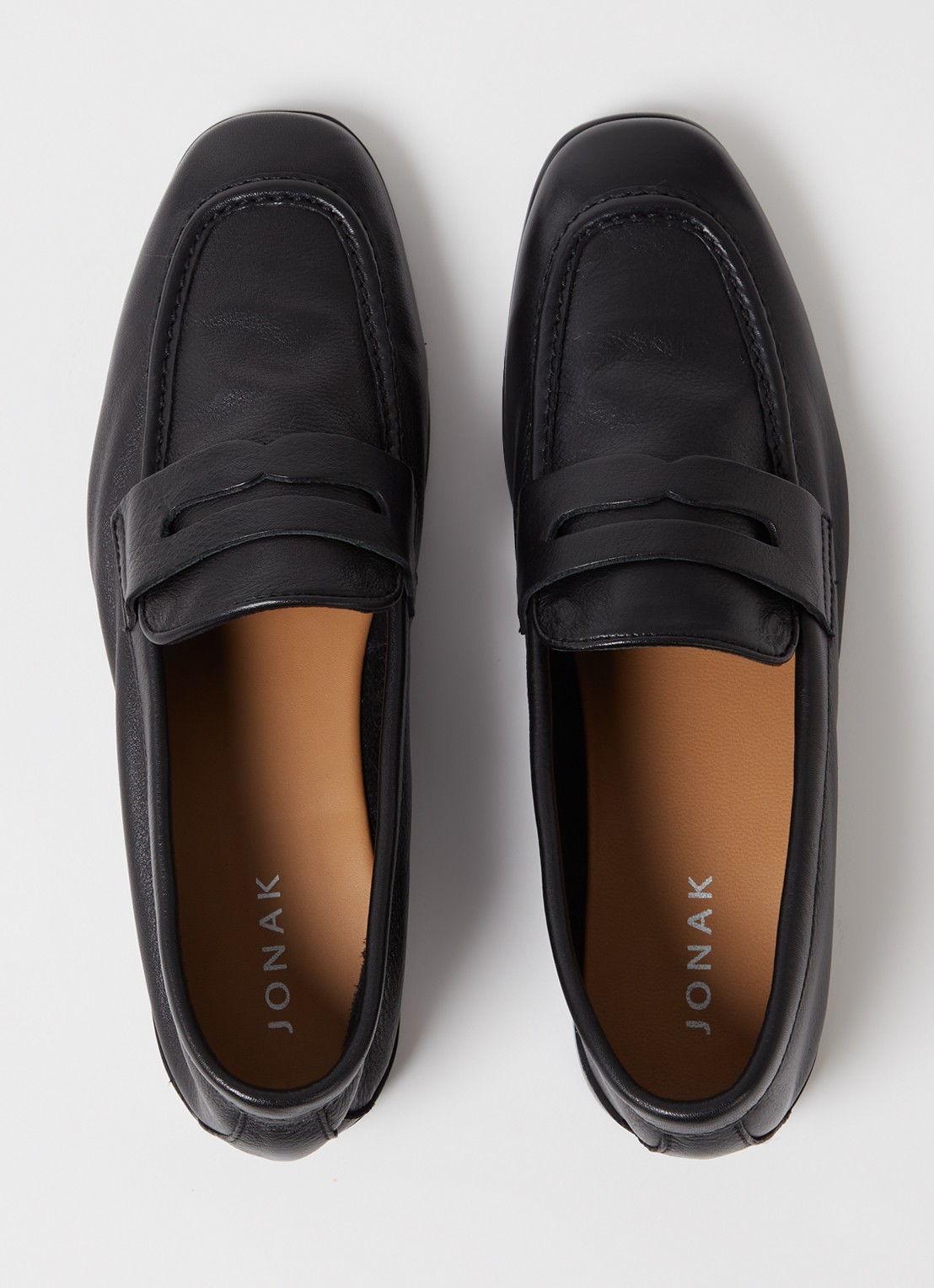 Jonak Aca loafer van leer - detail 5 zwart