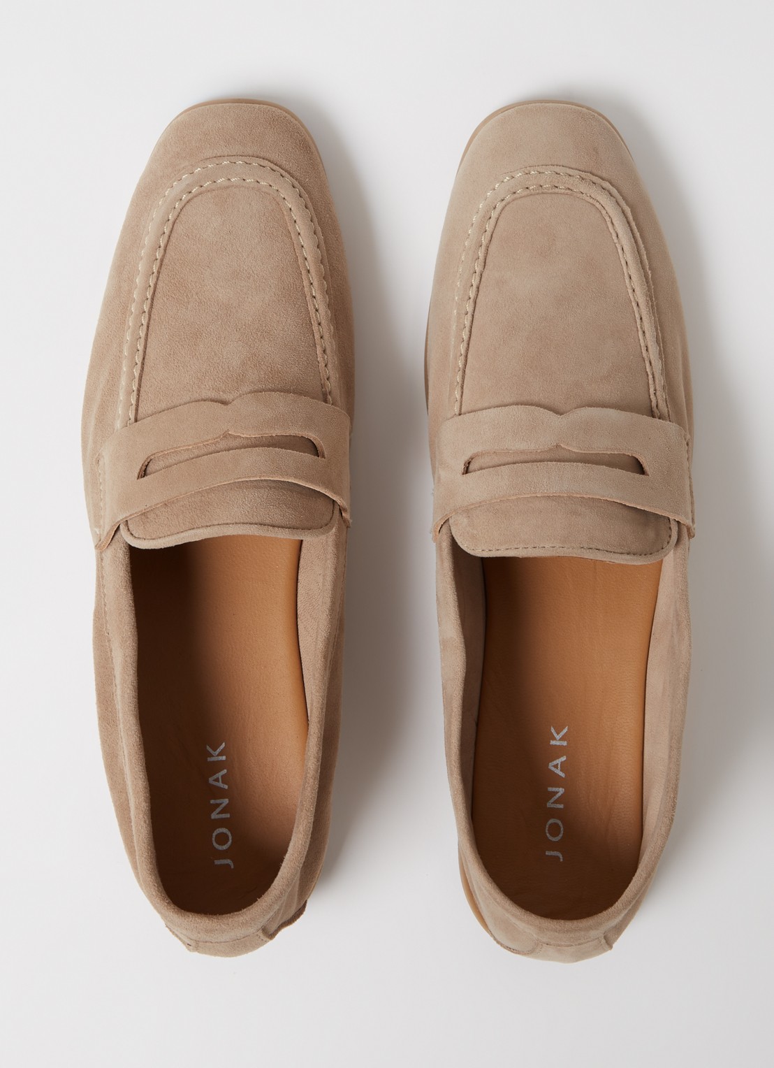 Jonak Aca loafer van suède  - detail 3 beige