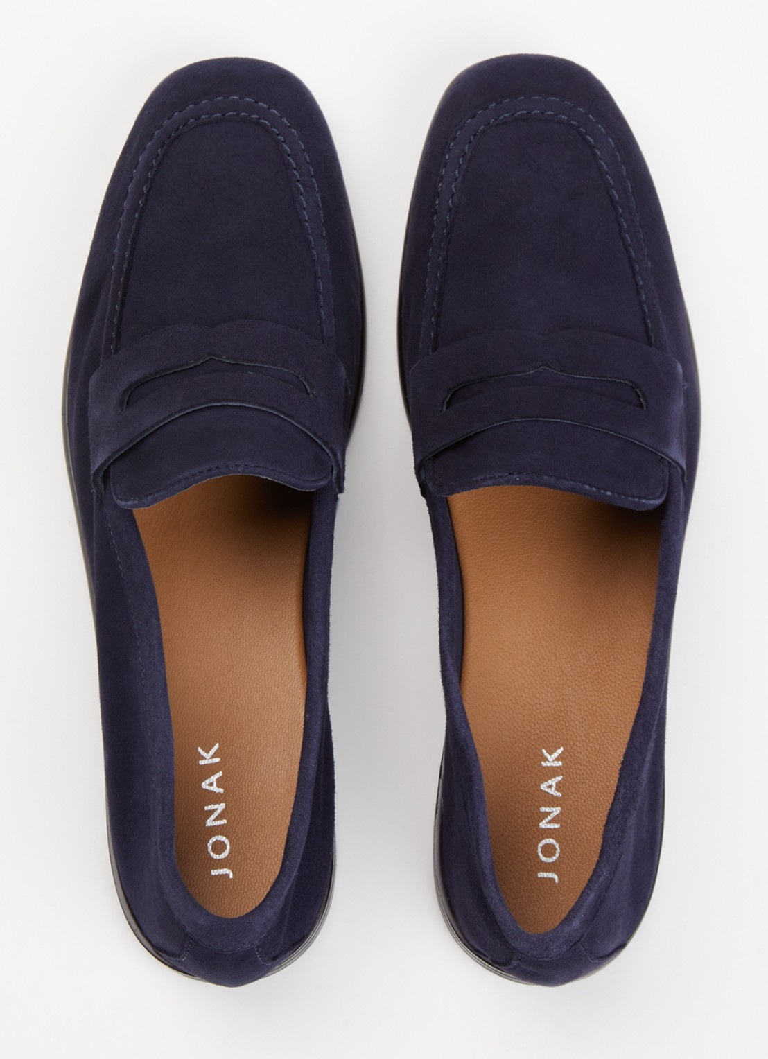 Jonak Aca loafer van suède  - detail 2 donkerblauw