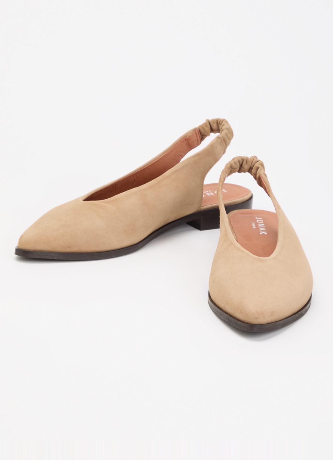 Jonak Acajou slingback van suéde  - detail 4 camel
