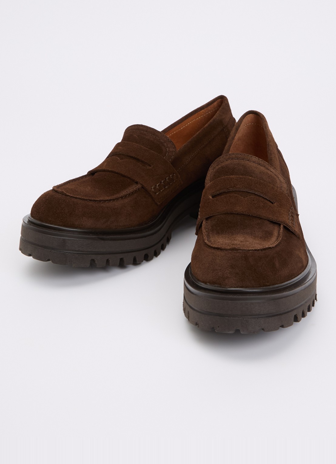 Jonak Alfi loafer van kalfssuède  - detail 3 bruin
