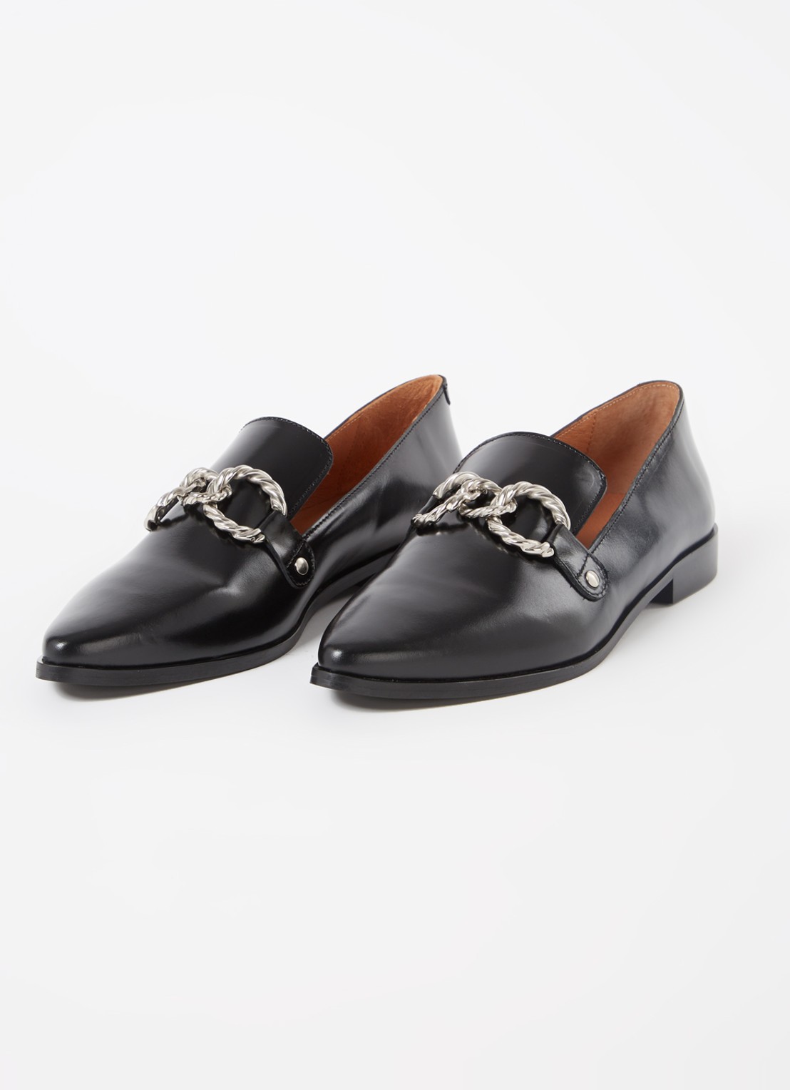 Jonak Alicante loafer van leer - detail 3 zwart