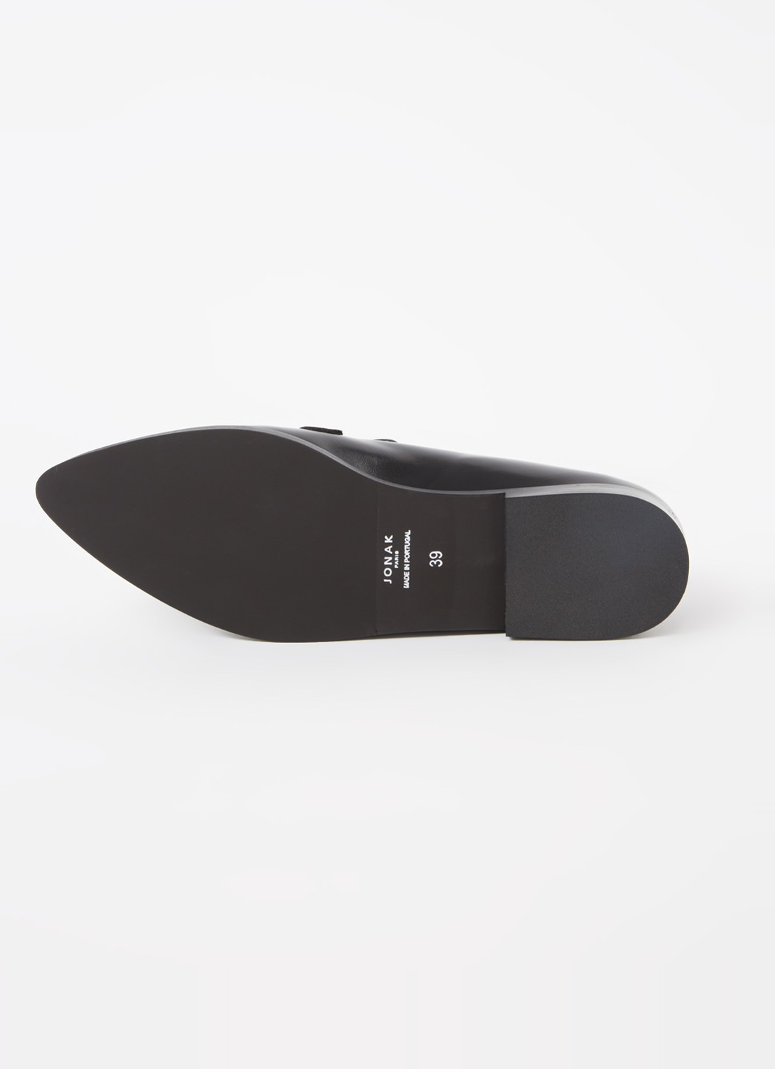 Jonak Alicante loafer van leer - detail 6 zwart