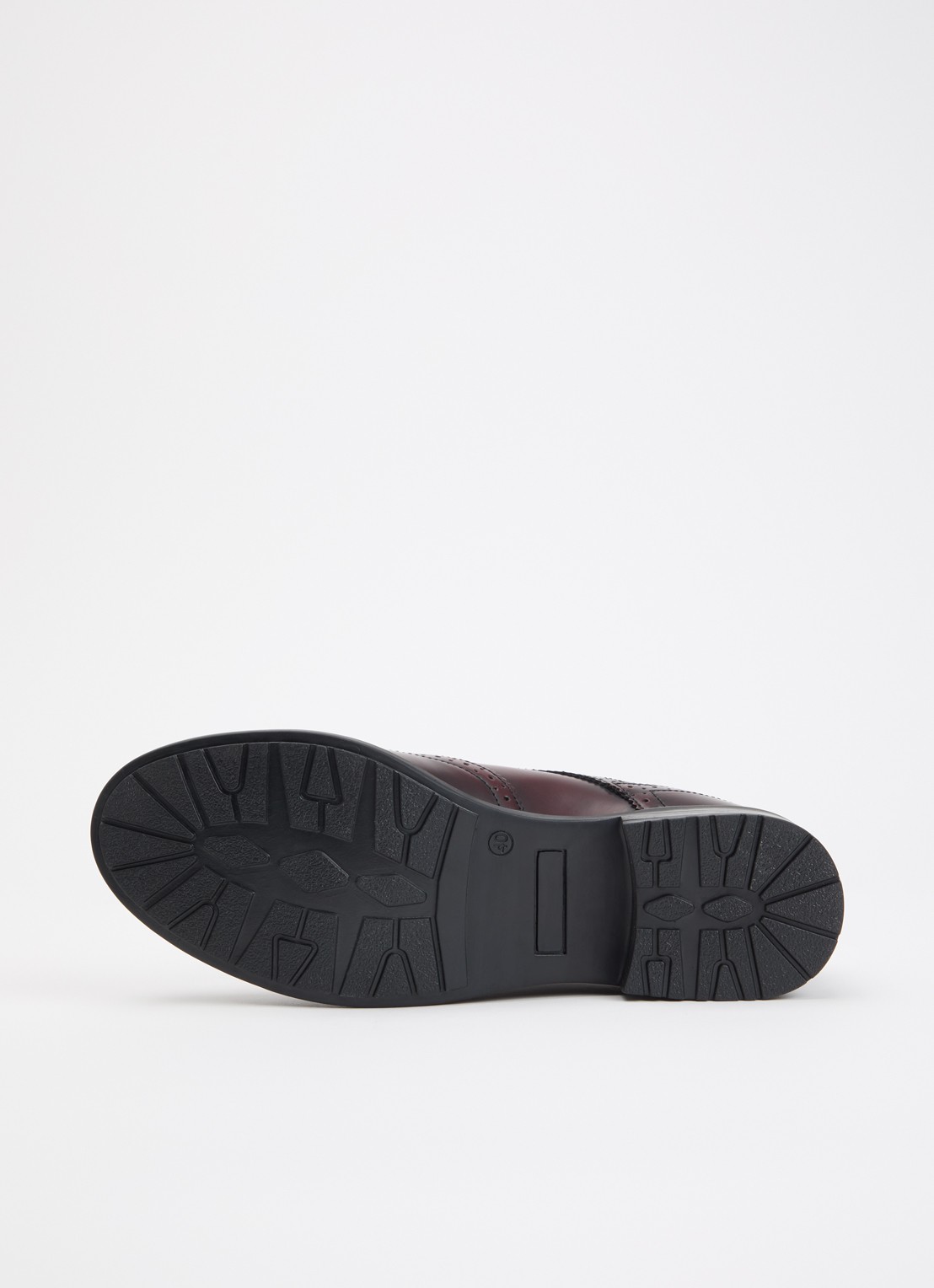 Jonak Altitude brogue van leer - detail 6 bordeauxrood