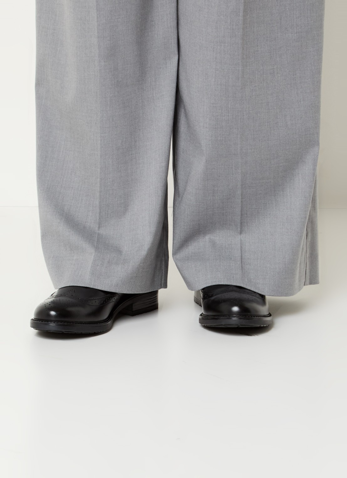 Jonak Altitude brogue van leer - voorkant 2 zwart