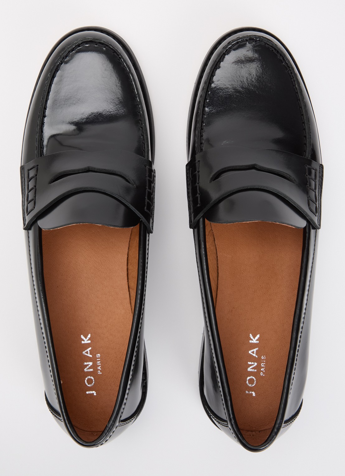 Jonak Audelya loafer van lakleer - detail 5 zwart