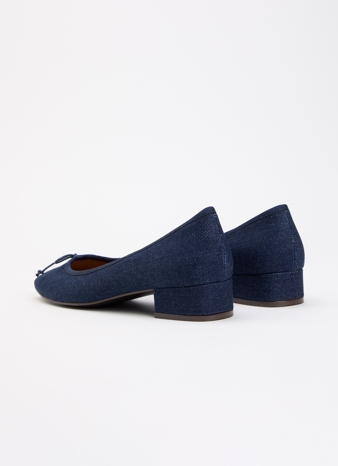 Jonak Dadou ballerina van denim - achterkant 6 denim