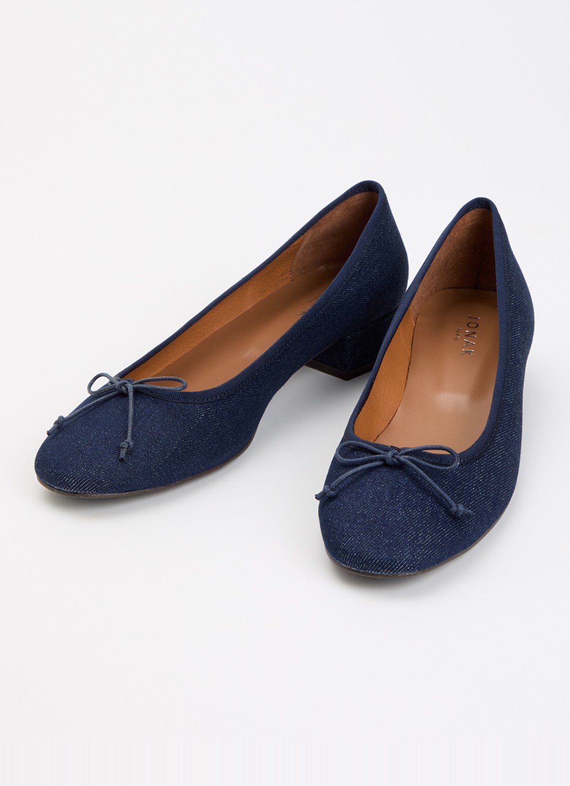Jonak Dadou ballerina van denim - detail denim