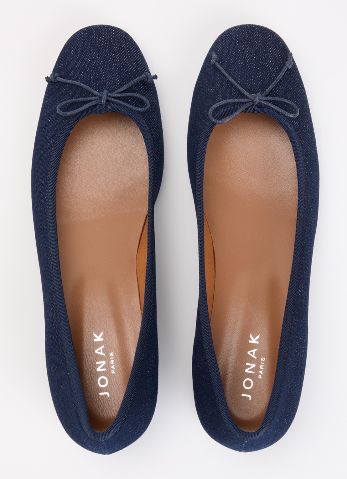 Jonak Dadou ballerina van denim - detail 2 denim