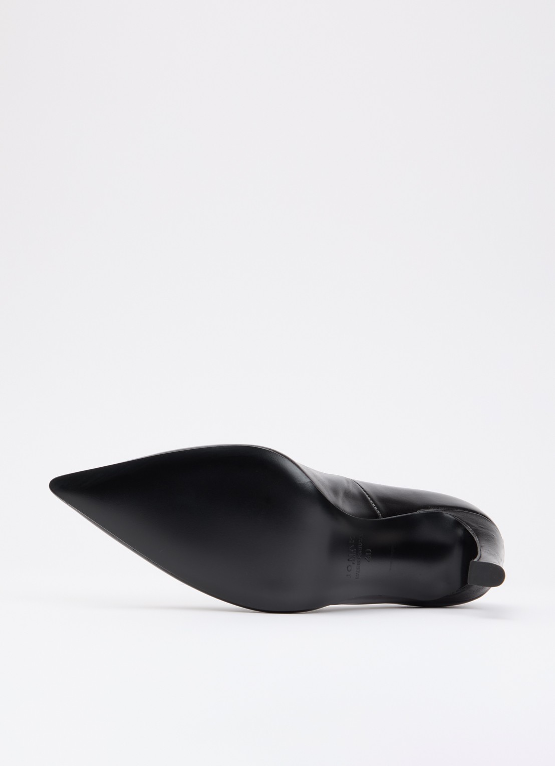 Jonak Deddy pump van leer - detail 6 zwart