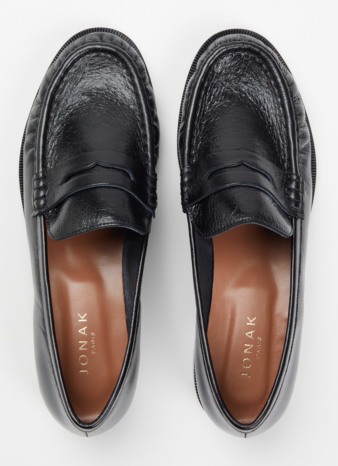 Jonak Delice loafer van kalfsleer - detail 3 zwart