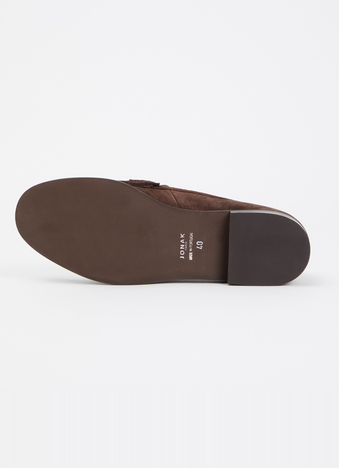 Jonak Delice loafer van kalfssuède - detail 6 bruin