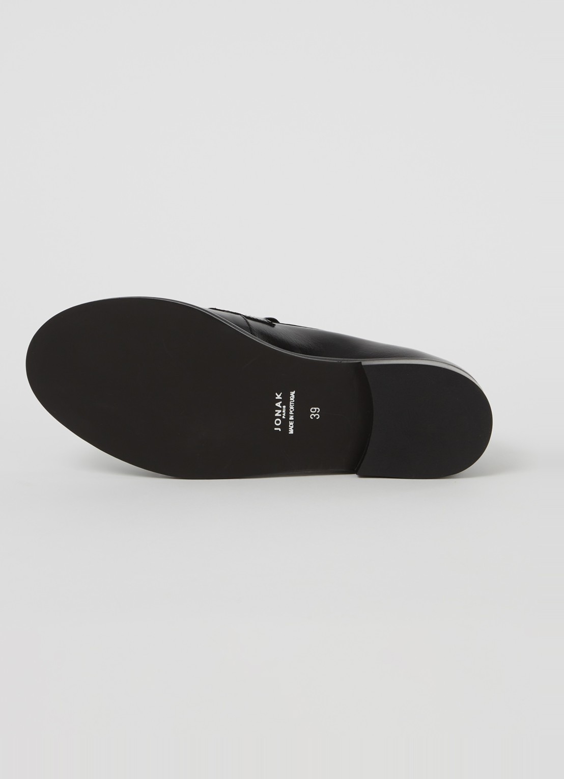 Jonak Delphes loafer van leer - detail 6 zwart