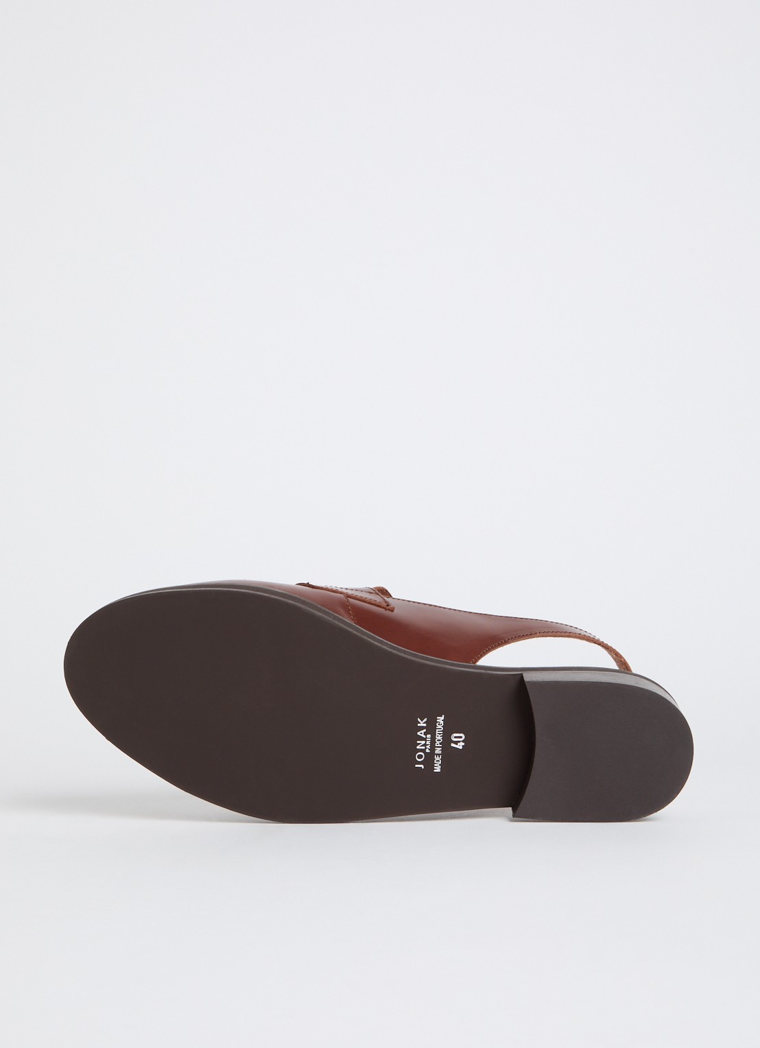 Jonak Delphy loafer van leer  - detail 6 cognac