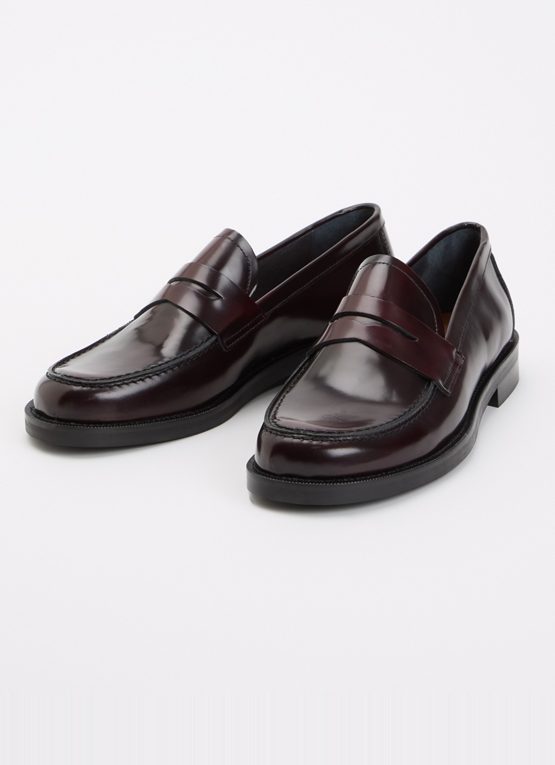 Jonak Dolivia loafer van kalfsleer - detail 4 bordeauxrood