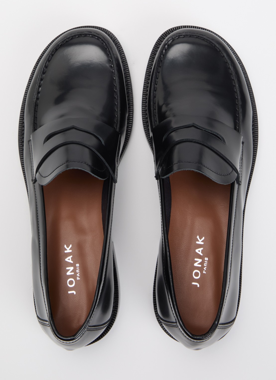 Jonak Dolivia loafer van kalfsleer - detail 5 zwart