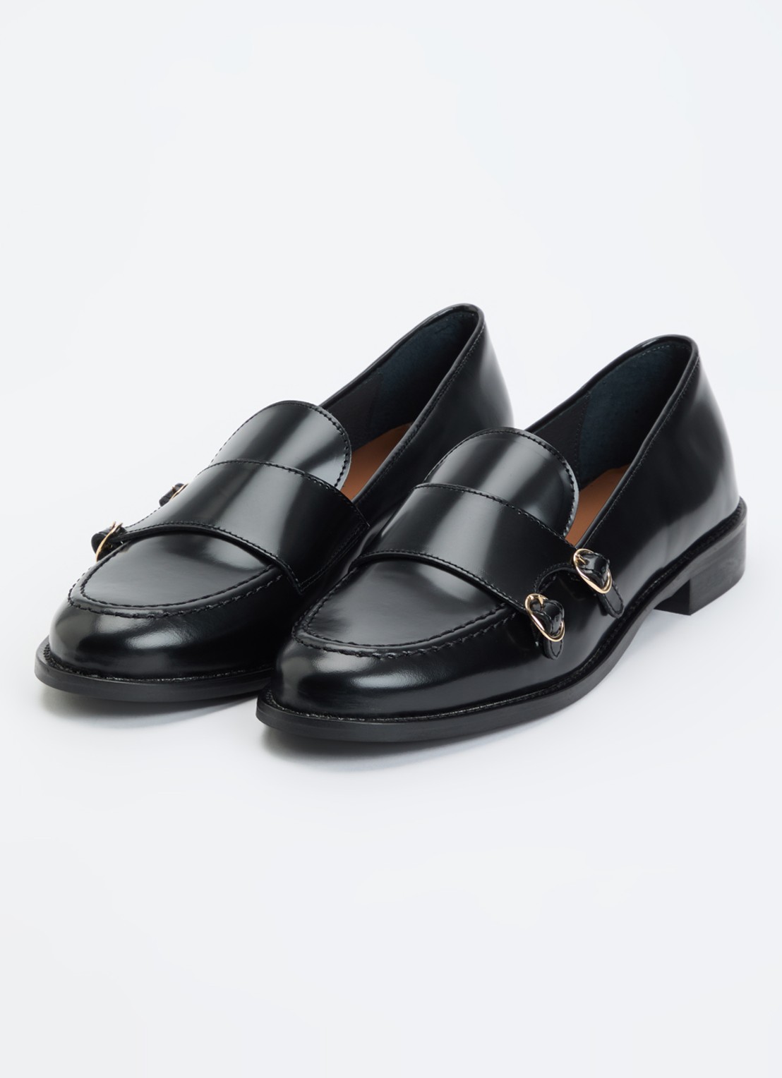 Jonak Drizza loafer van leer - detail 3 zwart