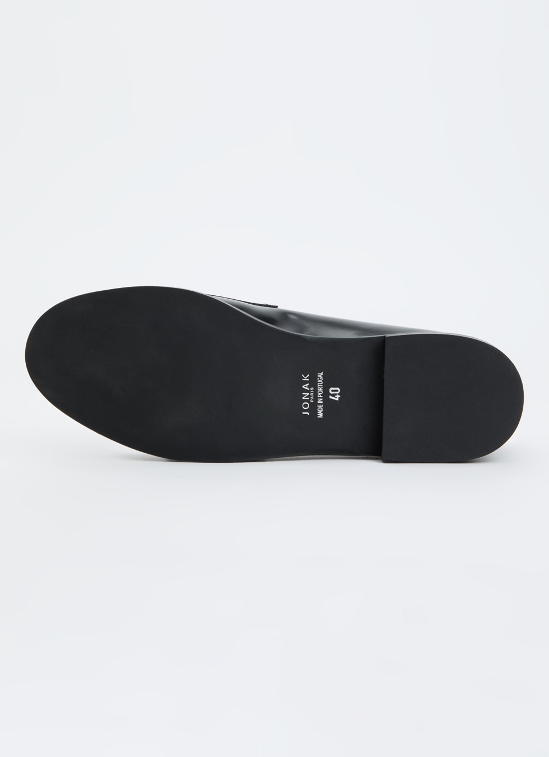 Jonak Drizza loafer van leer - detail 5 zwart