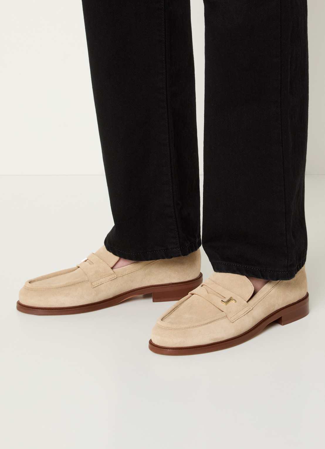 Jonak Duedi Croute loafer van kalfsleer - voorkant 5 beige