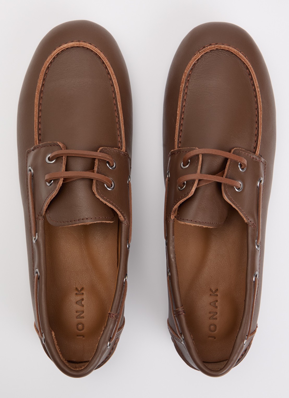 Jonak Lalie bootschoen van leer - detail 5 bruin
