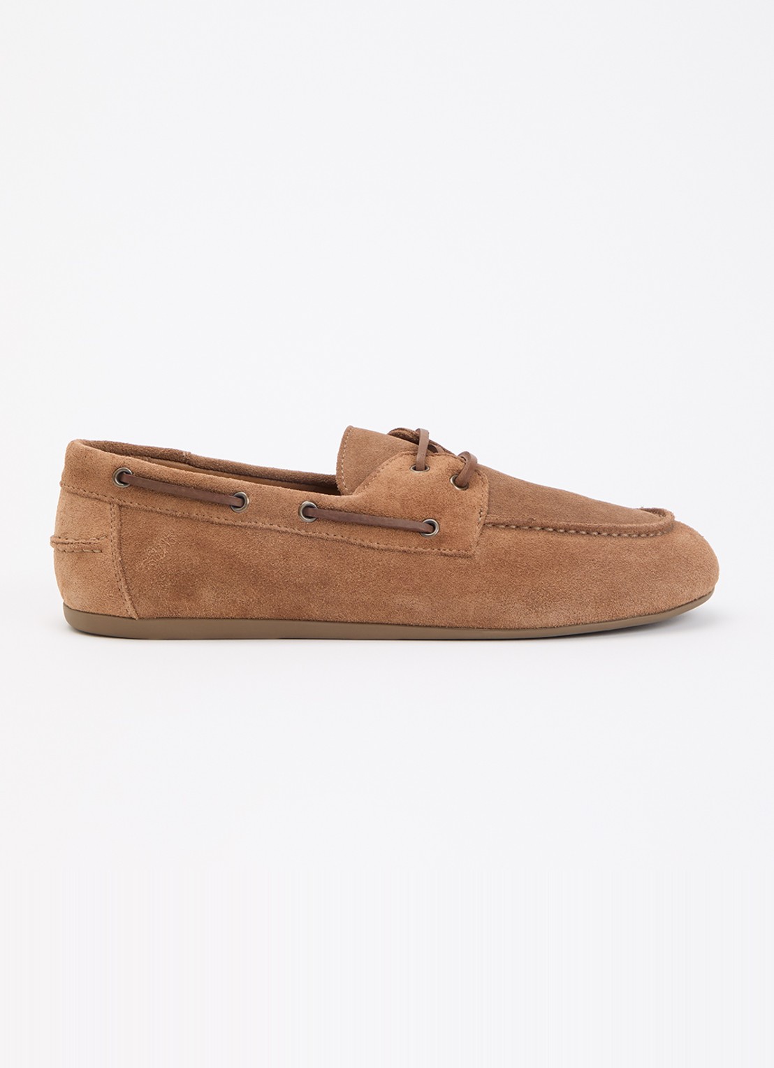 Jonak Lalie bootschoen van suède - voorkant cognac