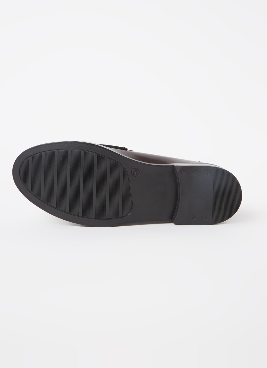 Jonak Mirna loafer van leer  - detail 4 aubergine