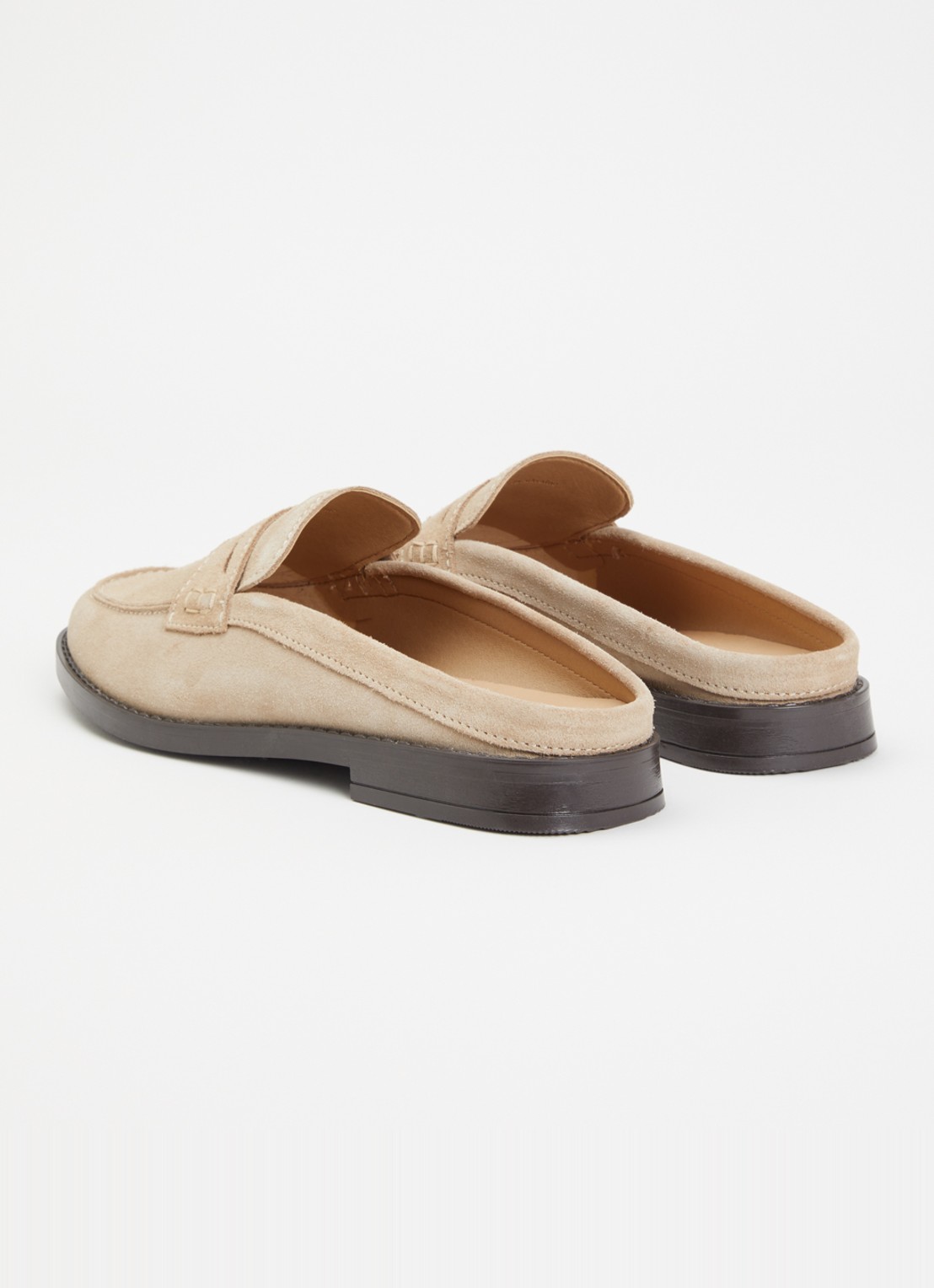 Jonak Nancy loafer van suède  - achterkant 3 beige