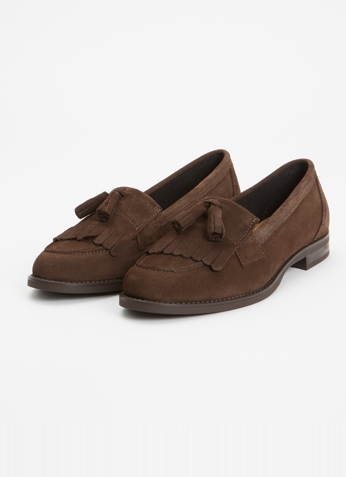 Jonak Nelle Croute loafer van suéde  - detail 2 donkerbruin