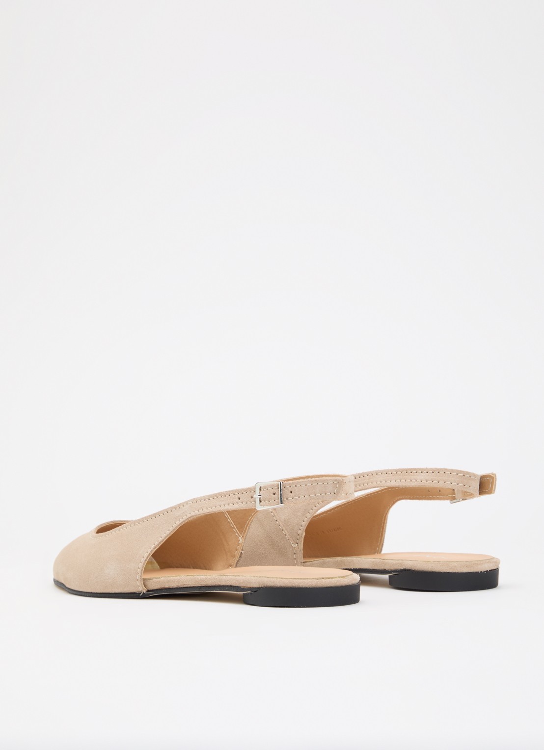 Jonak Noa slingback van leer  - achterkant 5 camel