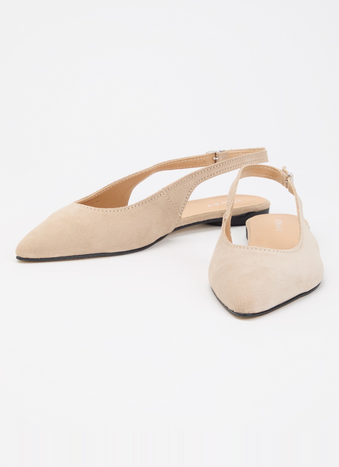 Jonak Noa slingback van leer  - detail 2 camel