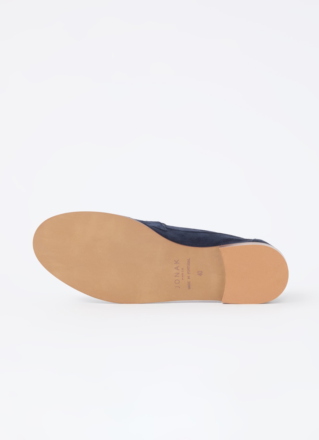 Jonak Thelma loafer van geitensuède - detail 5 indigo