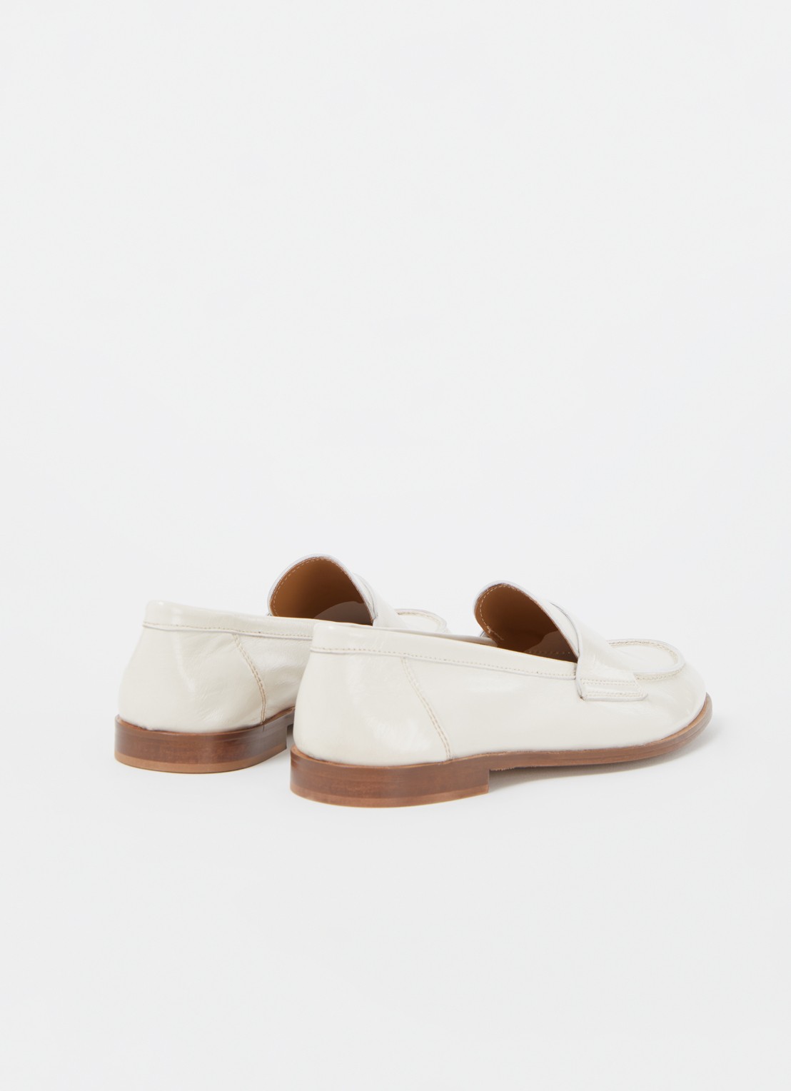 Jonak Thelma loafer van leer - detail 3 creme
