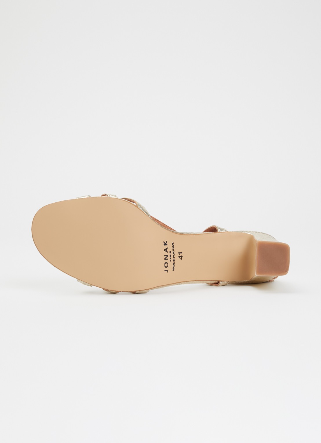 Jonak Vaiana sandalette met metallic finish - detail 4 goud