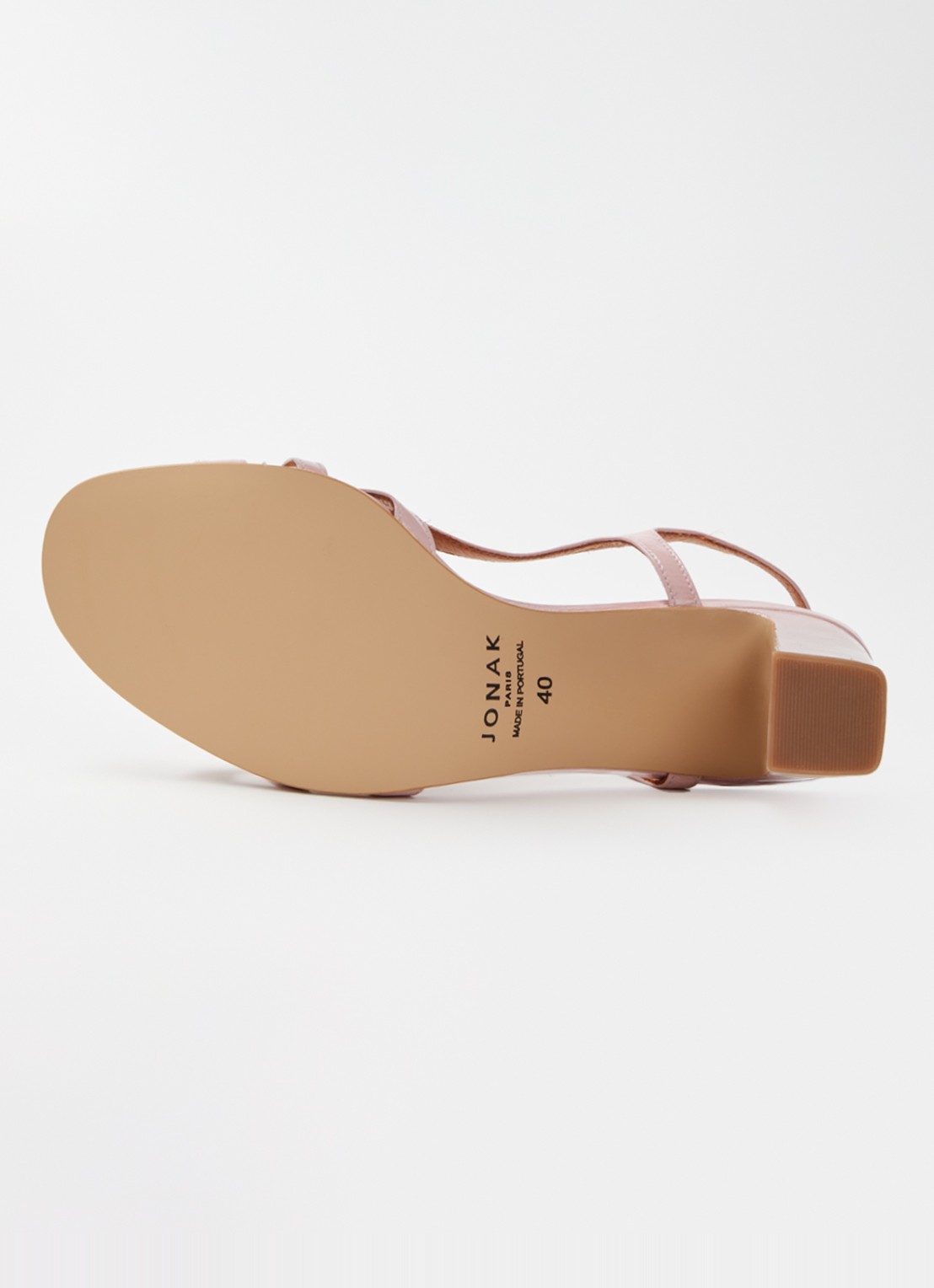 Jonak Vaiana sandalette van kalfsleer - detail 6 roze