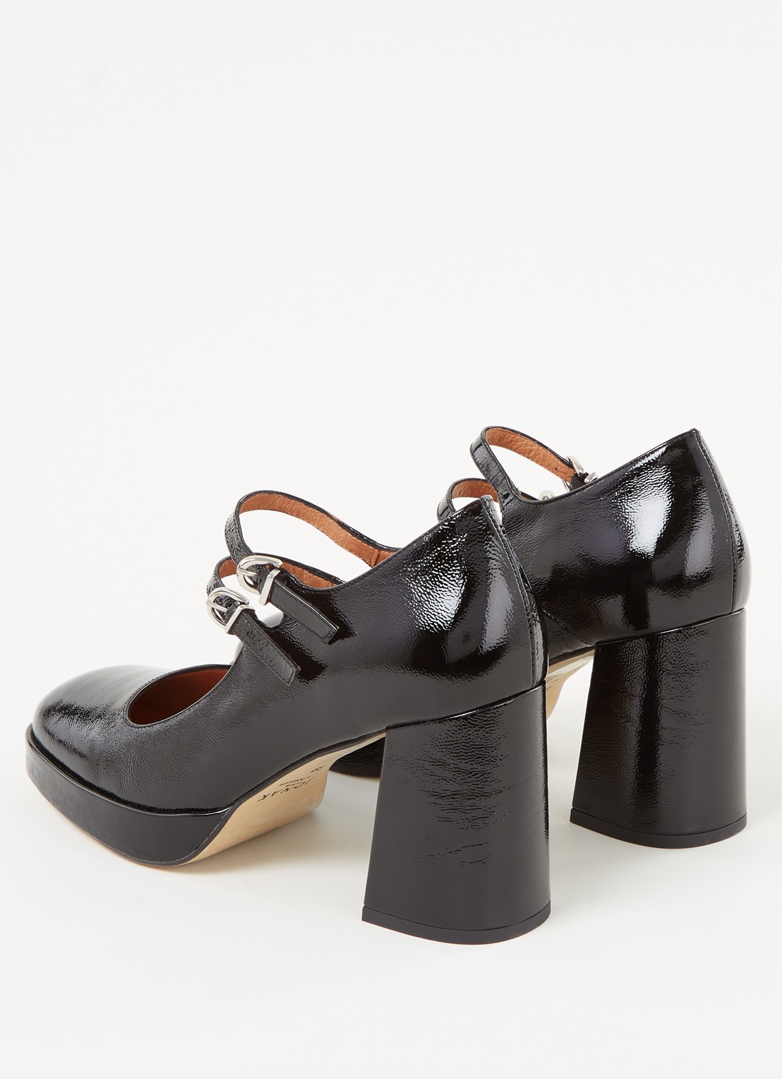 Jonak Verite pump van lakleer - detail 4 zwart
