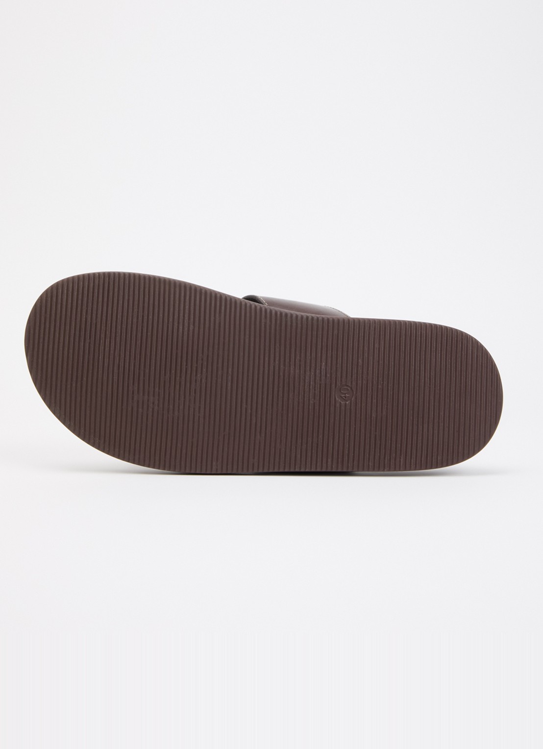 Jonak Westminster slipper van kalfsleer - detail 5 kastanjebruin