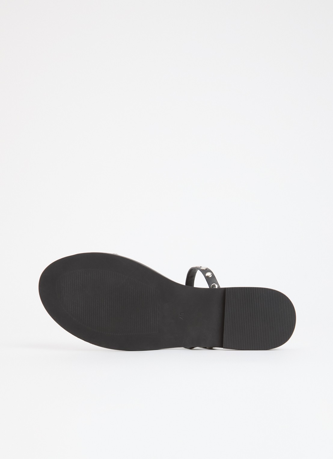 Jonak Wicket slipper van kalfsleer met studs - detail 4 zwart