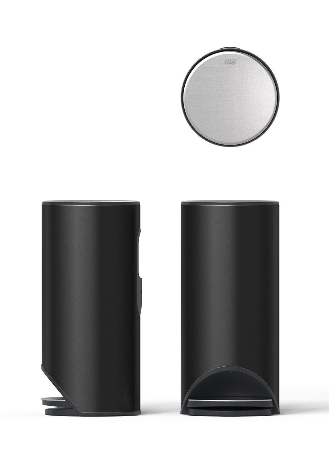 Joseph Joseph Arc prullenbak 30 liter - detail 2 zwart