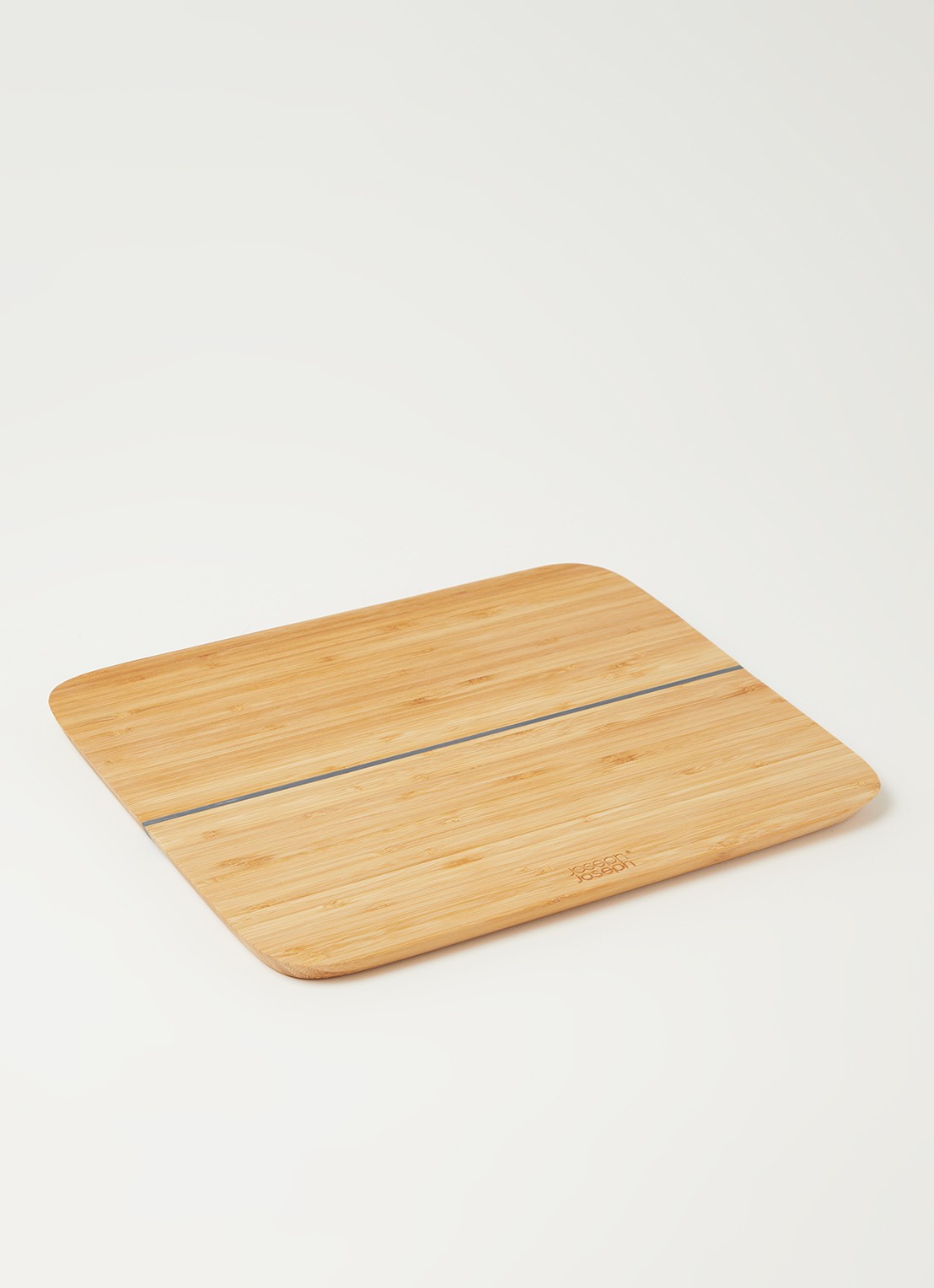 Joseph Joseph Chop2Pot snijplank van bamboe 33 x 27 cm - voorkant 3 lichtbruin