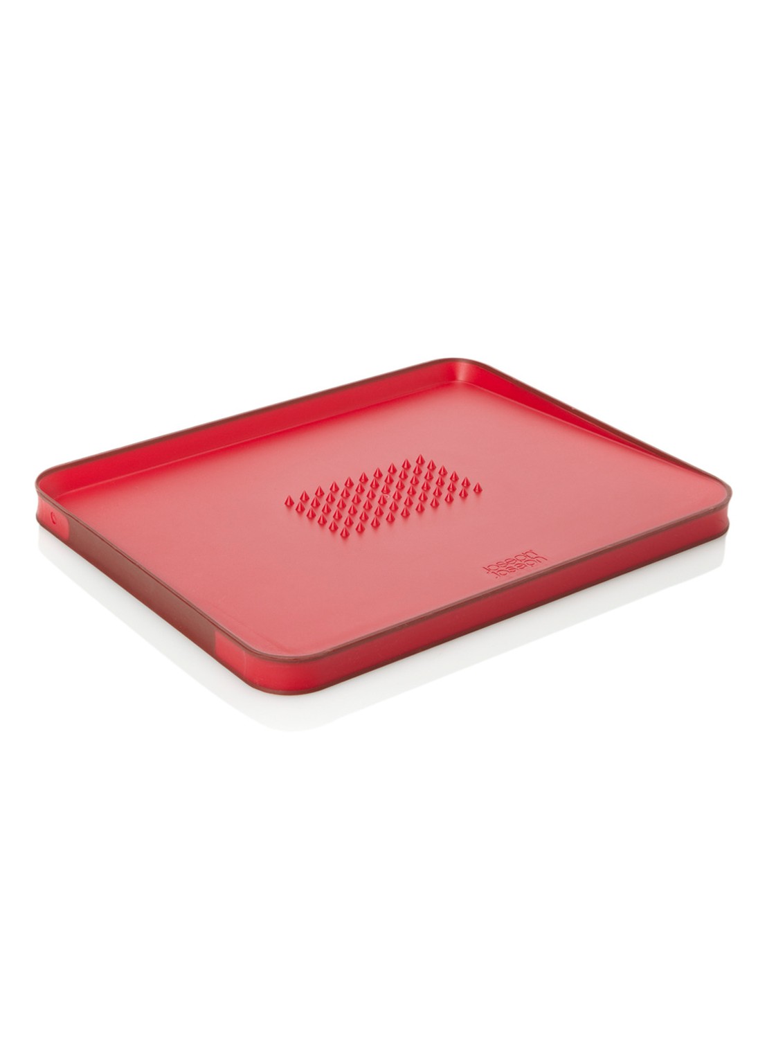 Joseph Joseph Cut & Carve snijplank 37,5 x 29,5 cm - voorkant 2 steenrood