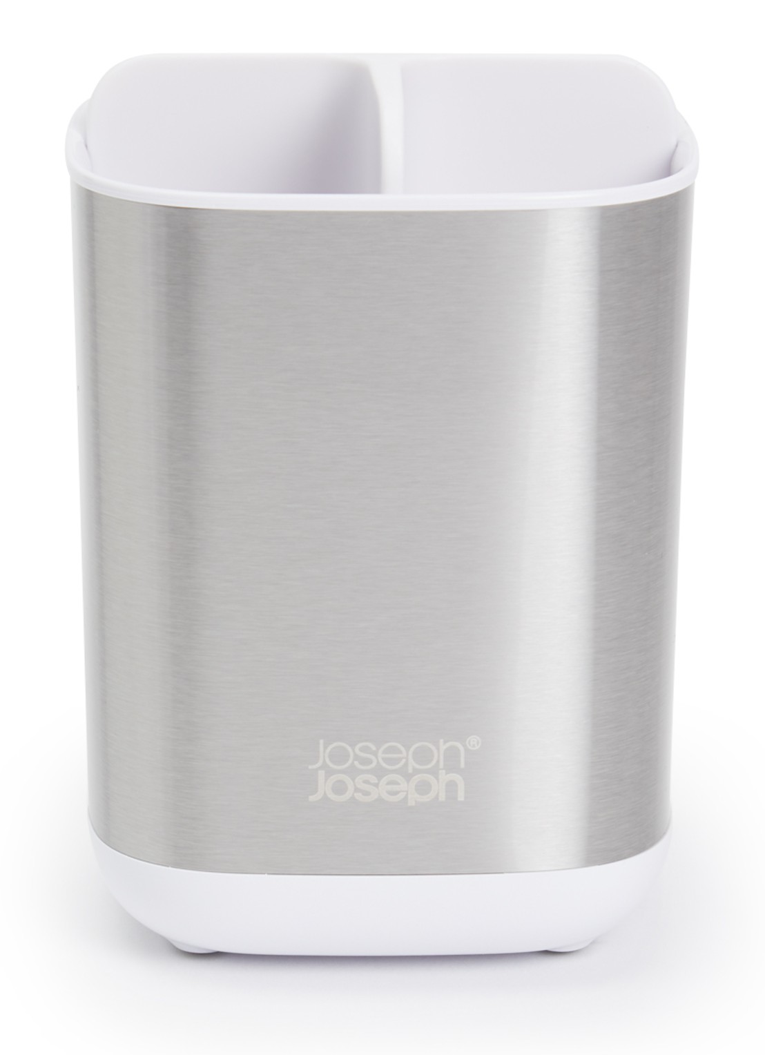 Joseph Joseph EasyStore tandenborstelhouder 12 cm - voorkant wit