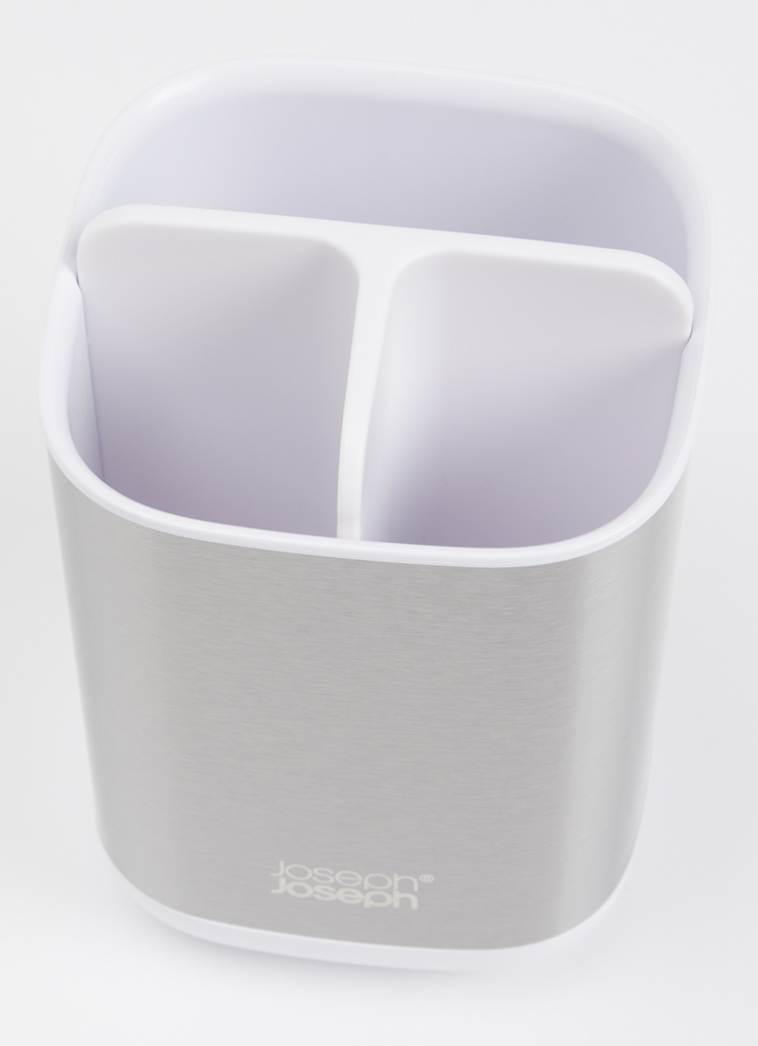 Joseph Joseph EasyStore tandenborstelhouder 12 cm - voorkant 2 wit