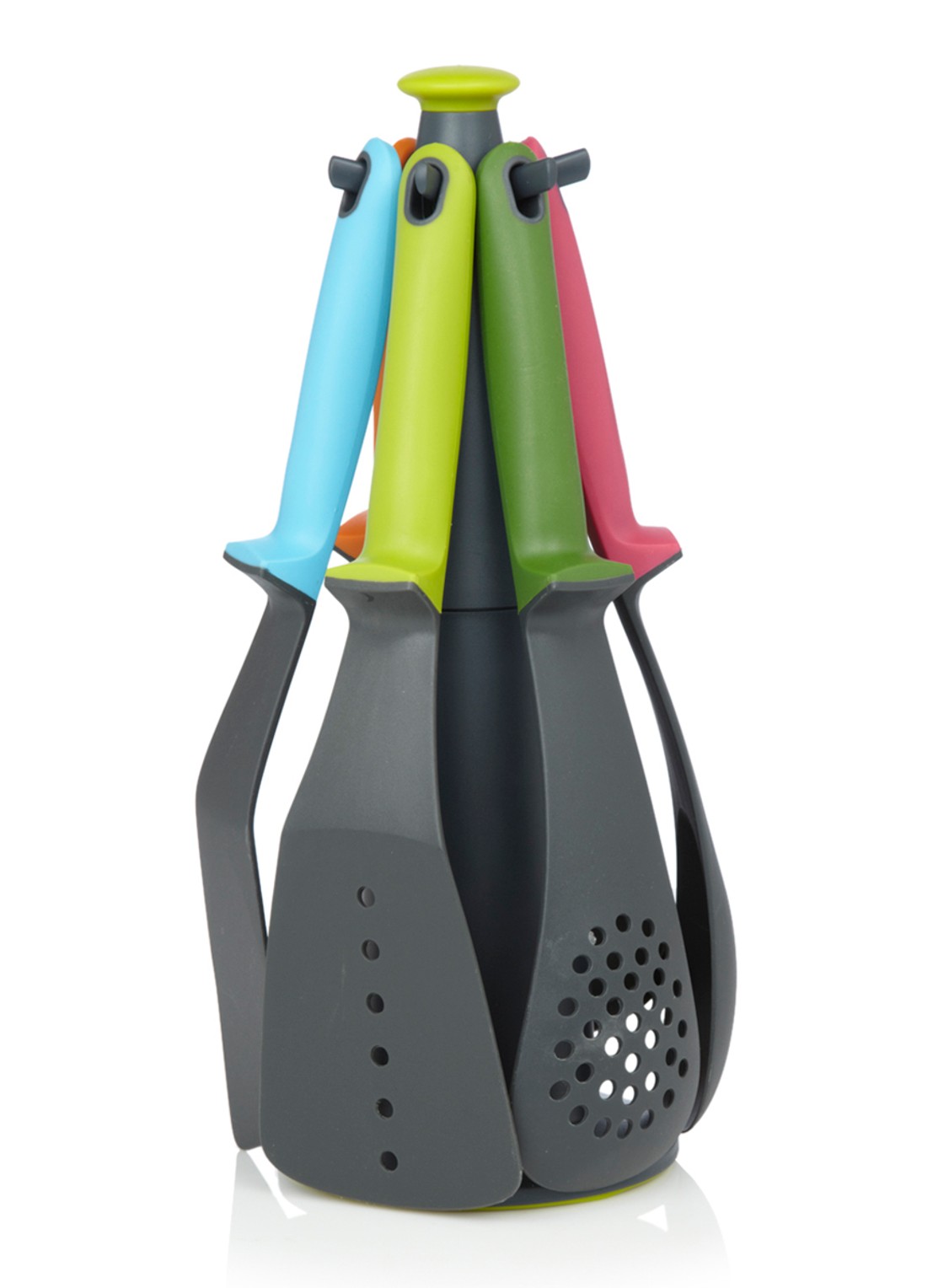 Joseph Joseph Elevate Carousel keukengerei op houder 6-delig - voorkant multicolor