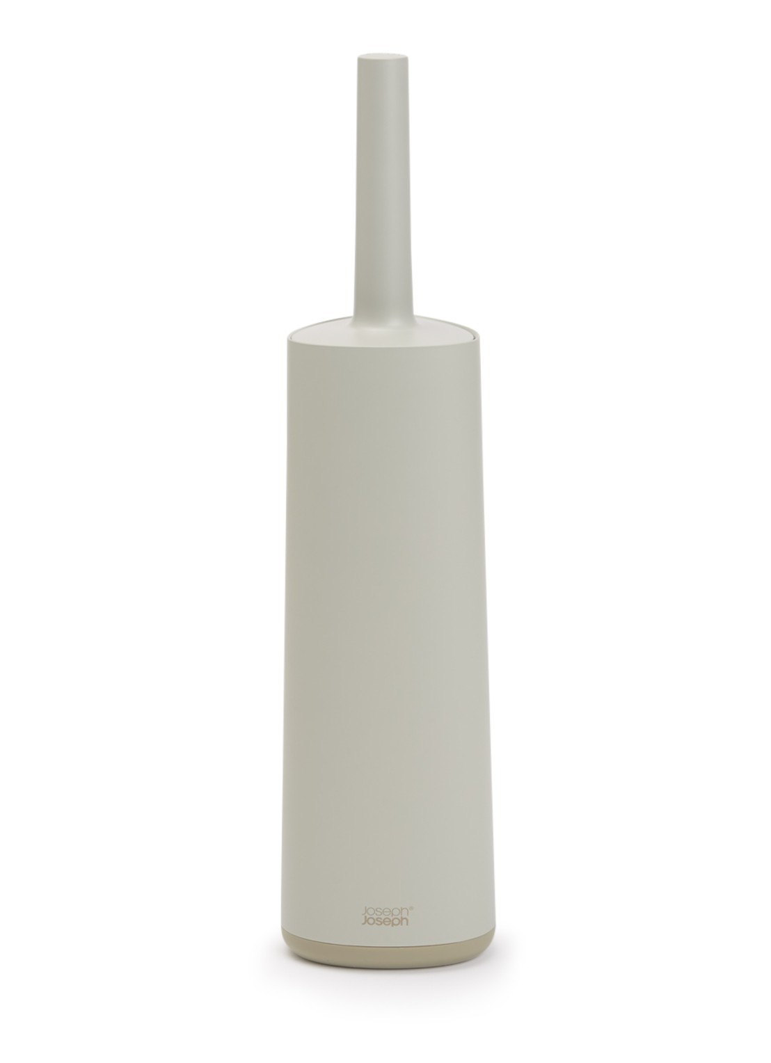Joseph Joseph Flex 360 toiletborstel met houder - voorkant beige