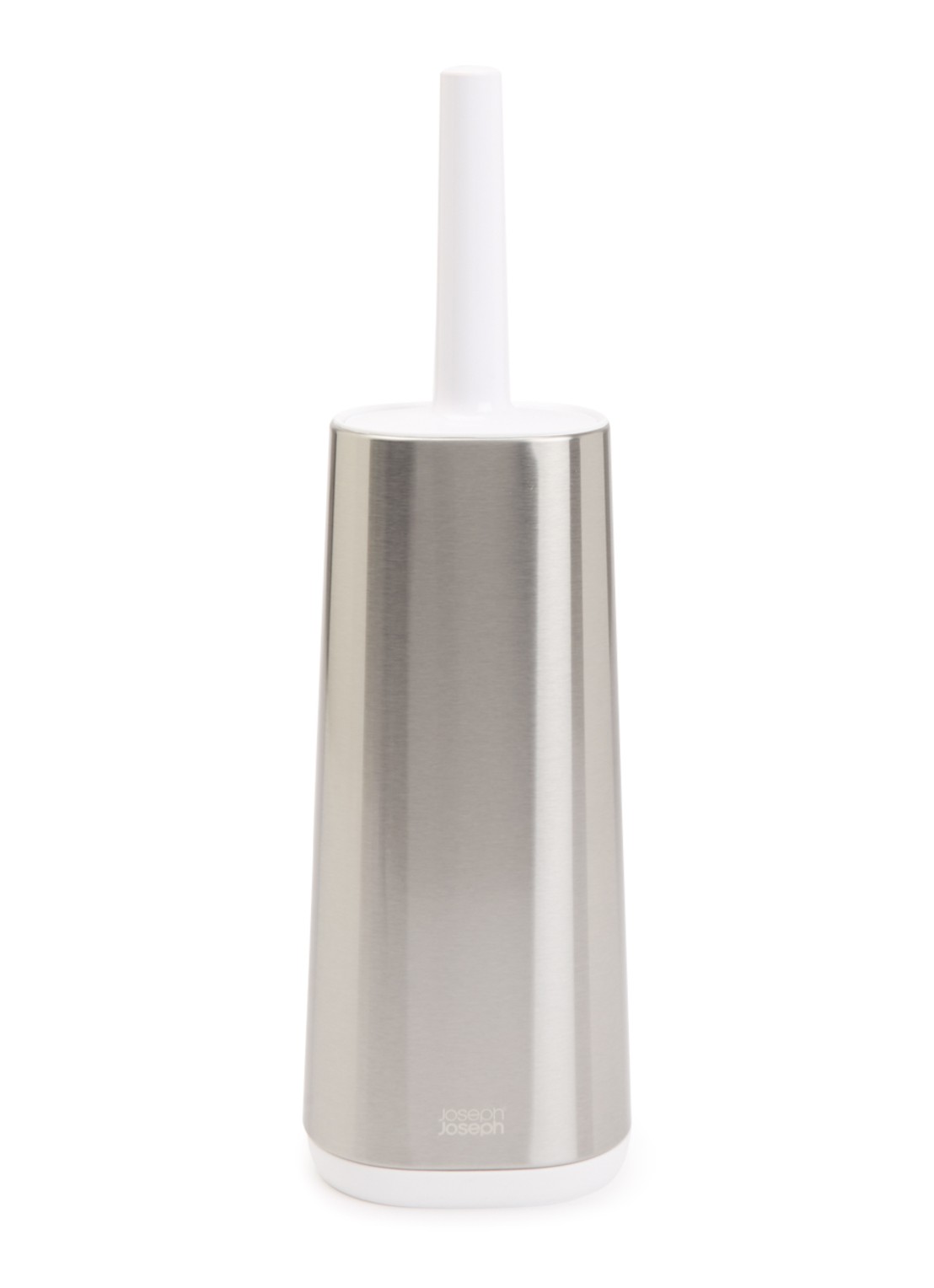 Joseph Joseph Flex toiletborstel met houder  - voorkant zilver