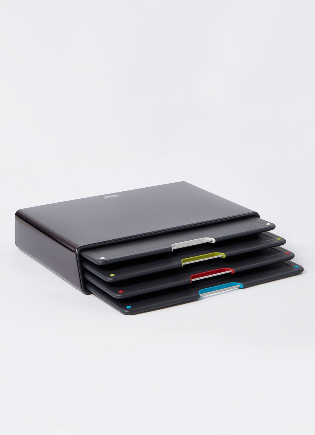 Joseph Joseph Folio Large snijplank 24 x 34 cm set van 4 - detail 2 zwart