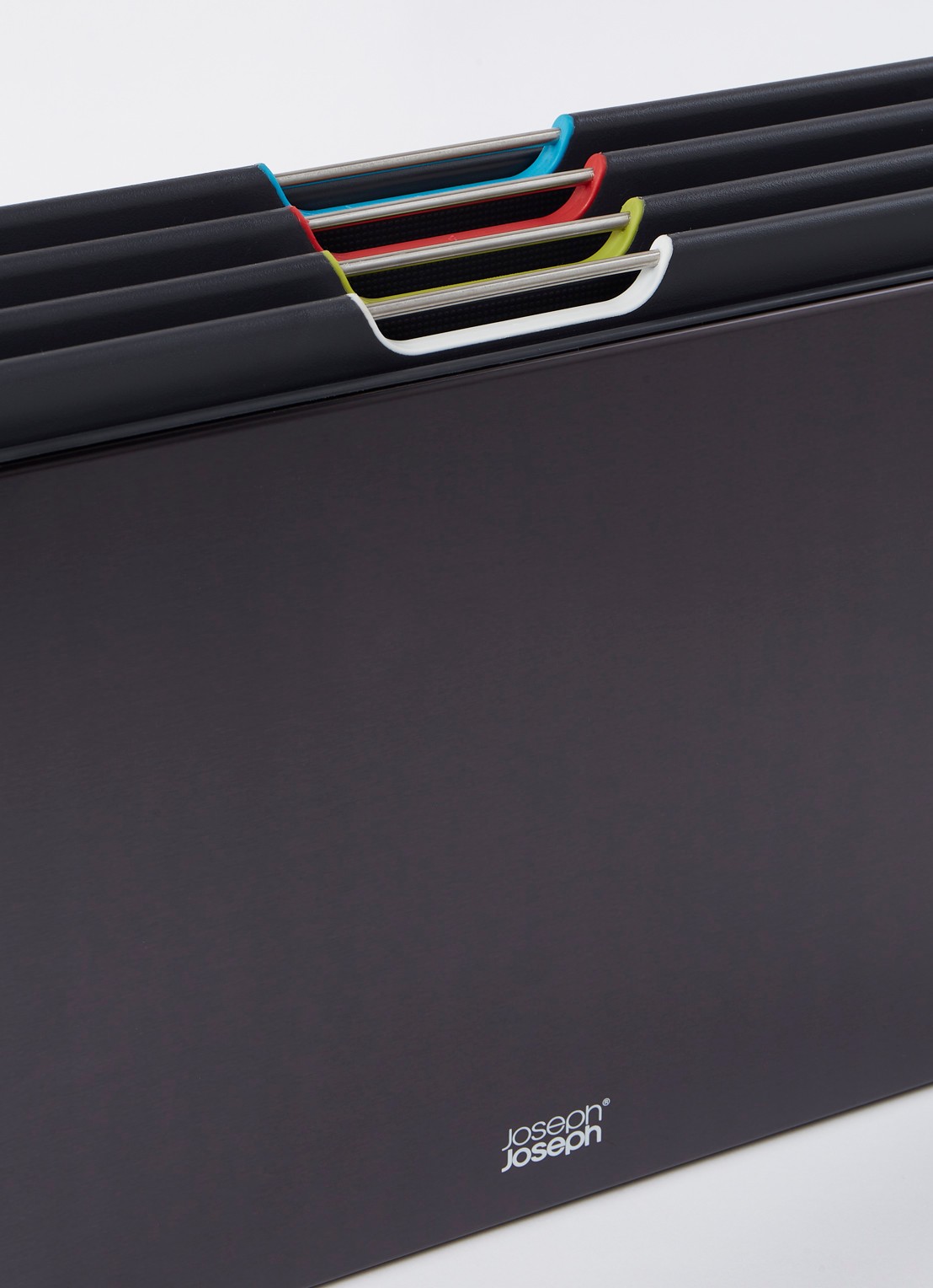 Joseph Joseph Folio Large snijplank 24 x 34 cm set van 4 - detail 3 zwart