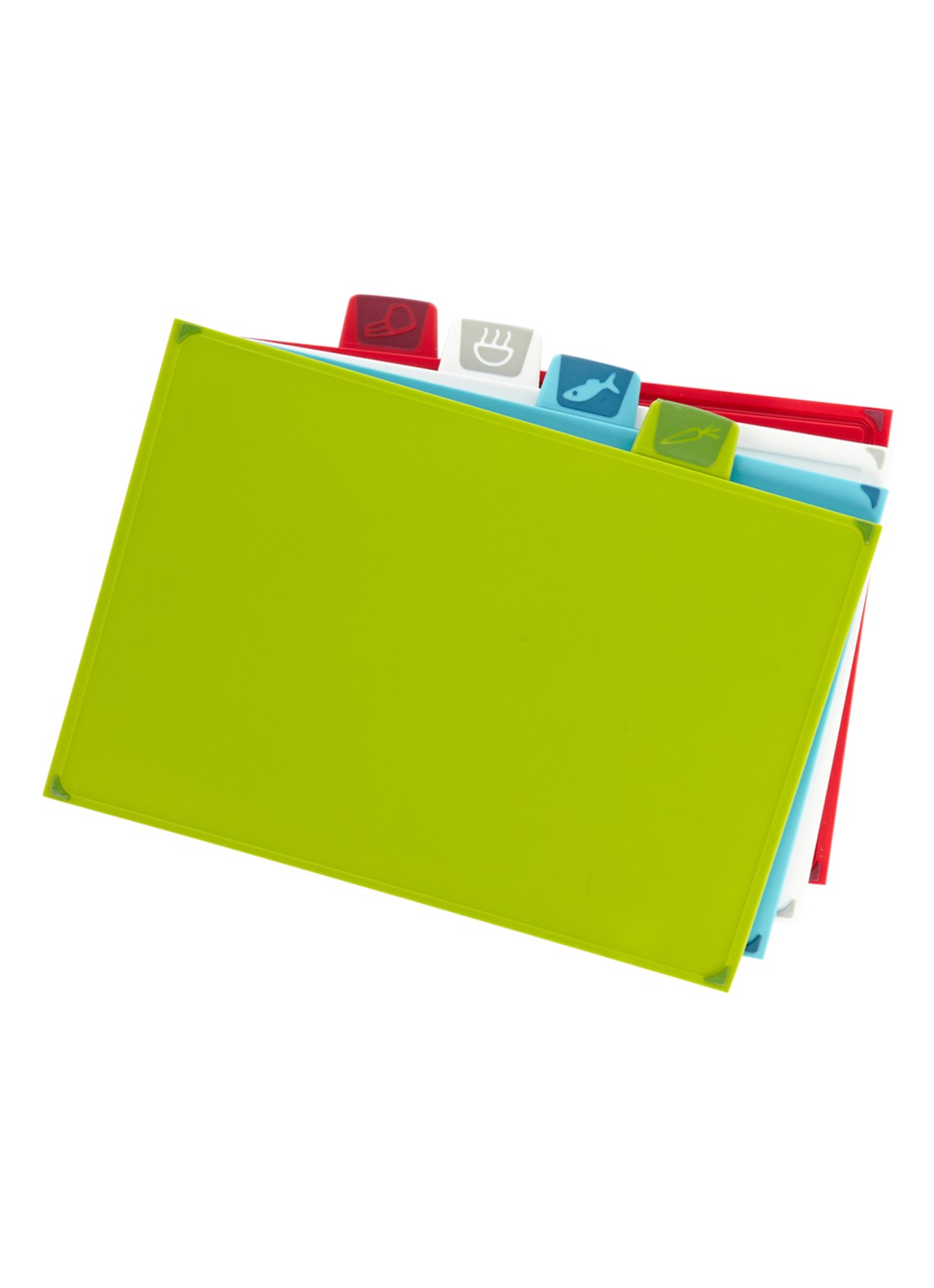 Joseph Joseph Index Steel Plus snijplank set van 4 - detail 2 multicolor