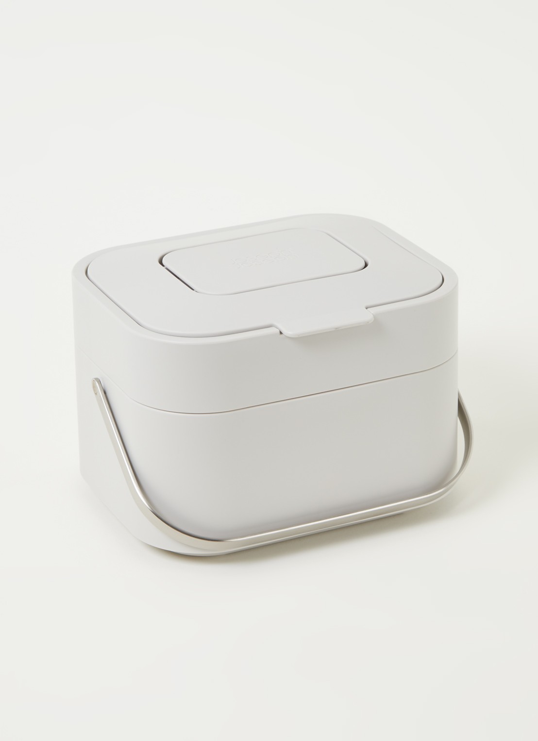 Joseph Joseph IntelligentWaste Caddy prullenbak 4 liter - voorkant 3 lichtgrijs